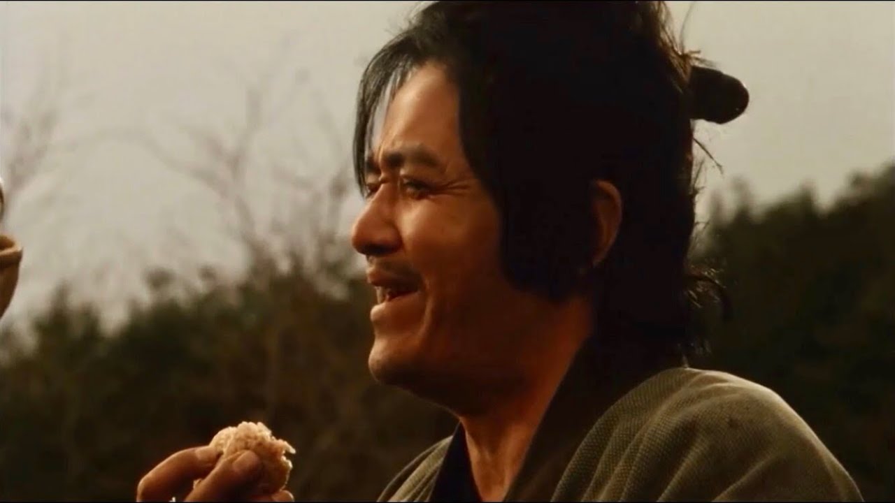 【映画飯】 座頭市 (1989) おにぎりを美味しそうに食べるシーン