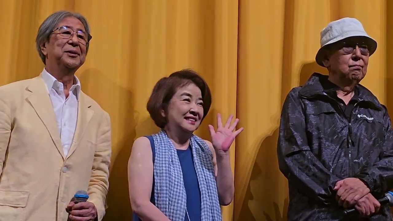 森本太郎（ex-ザ・タイガース）、岸本加世子、岸部一徳（ex-ザ・タイガース）登壇『夢一族 ザ・らいばる』上映後トークショー撮影許可時間、新文芸坐2025年6月29日