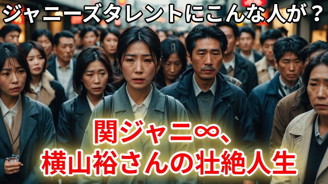ジャニーズタレントにこんな素晴らしい人が？関ジャニ∞、横山裕さんの壮絶人生！