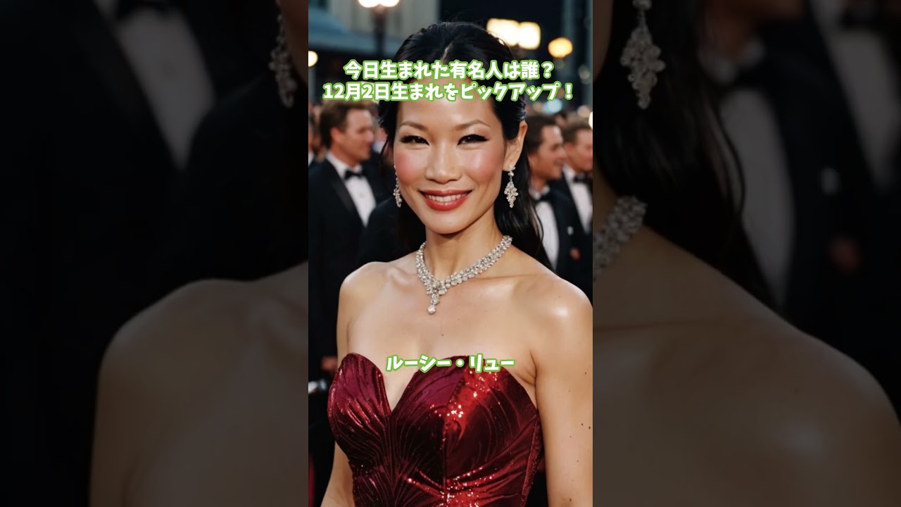 【12月2日】生まれ！山﨑努・松嶋尚美・ルーシーリュー・チャーリー・プース・水瀬いのり #ずんだもん #雑学 #ねこたんの解説