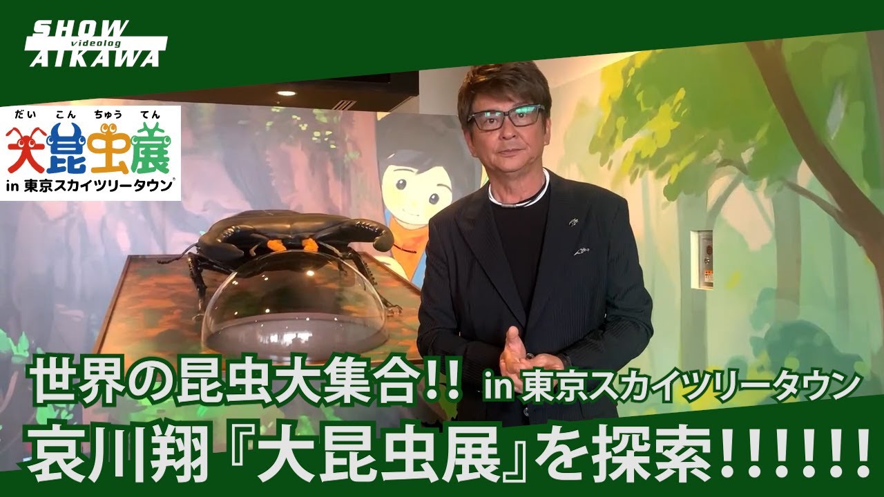哀川翔『大昆虫展』in東京スカイツリータウンを探索‼︎ 【世界の昆虫大集合‼︎】