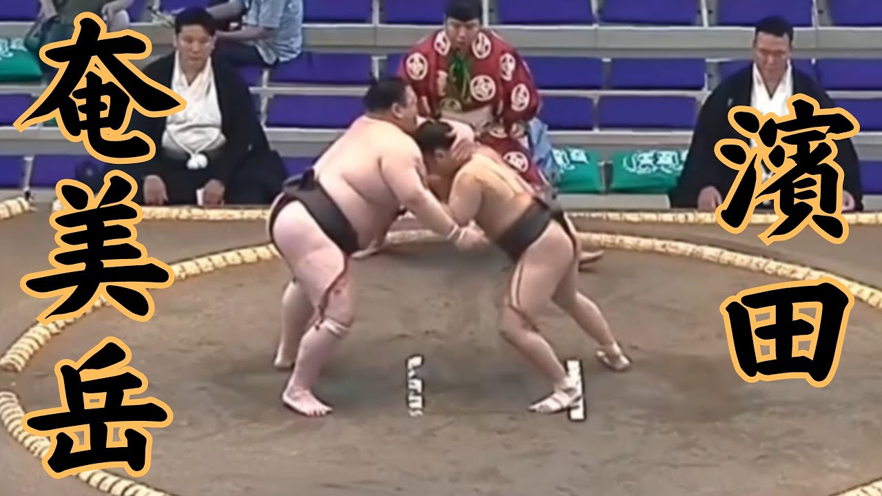 奄美岳VS濱田 令和7年3月場所9日目#sumo #相撲