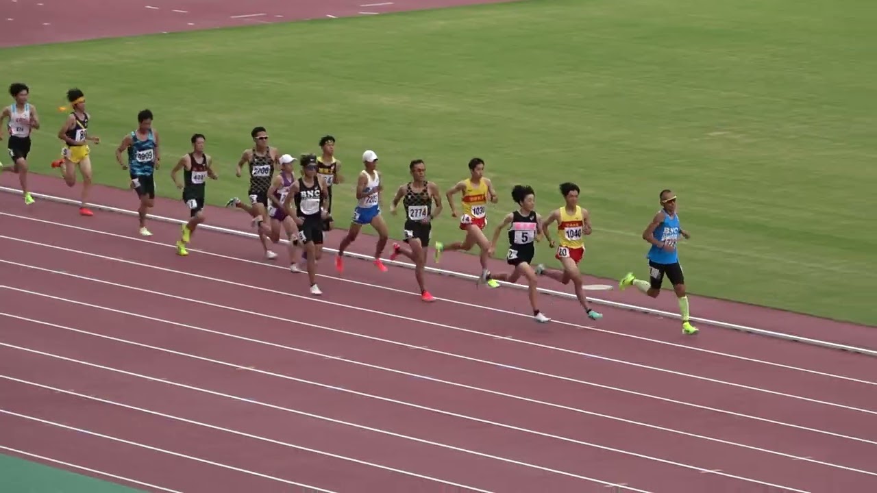 20250712153045宮崎県選手権OP男子1500ｍ3組 安治川修聖（1） 宮崎西高 宮　崎 4:31.76