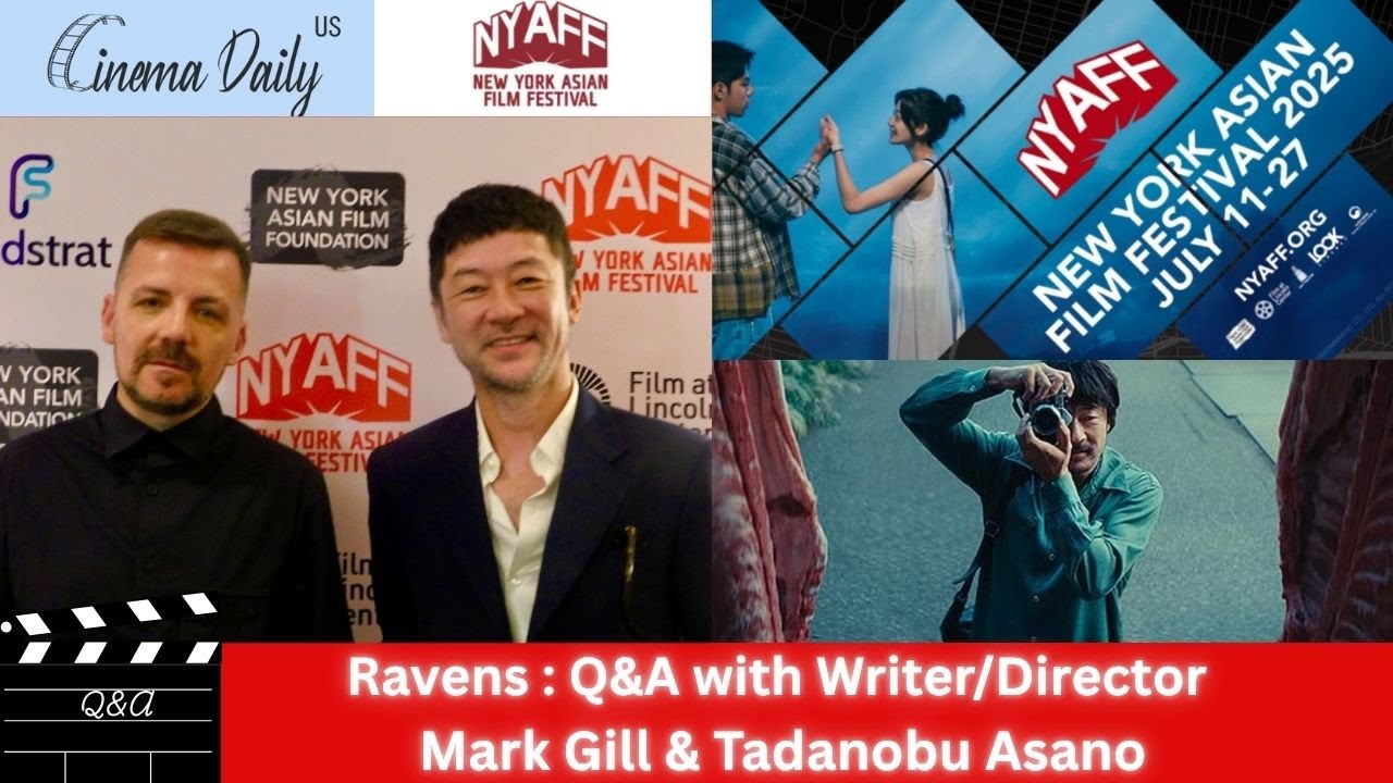 浅野忠信が映画『レイブンズ』で、ニューヨーク・アジア映画祭に登壇！Q&Aをチェック！