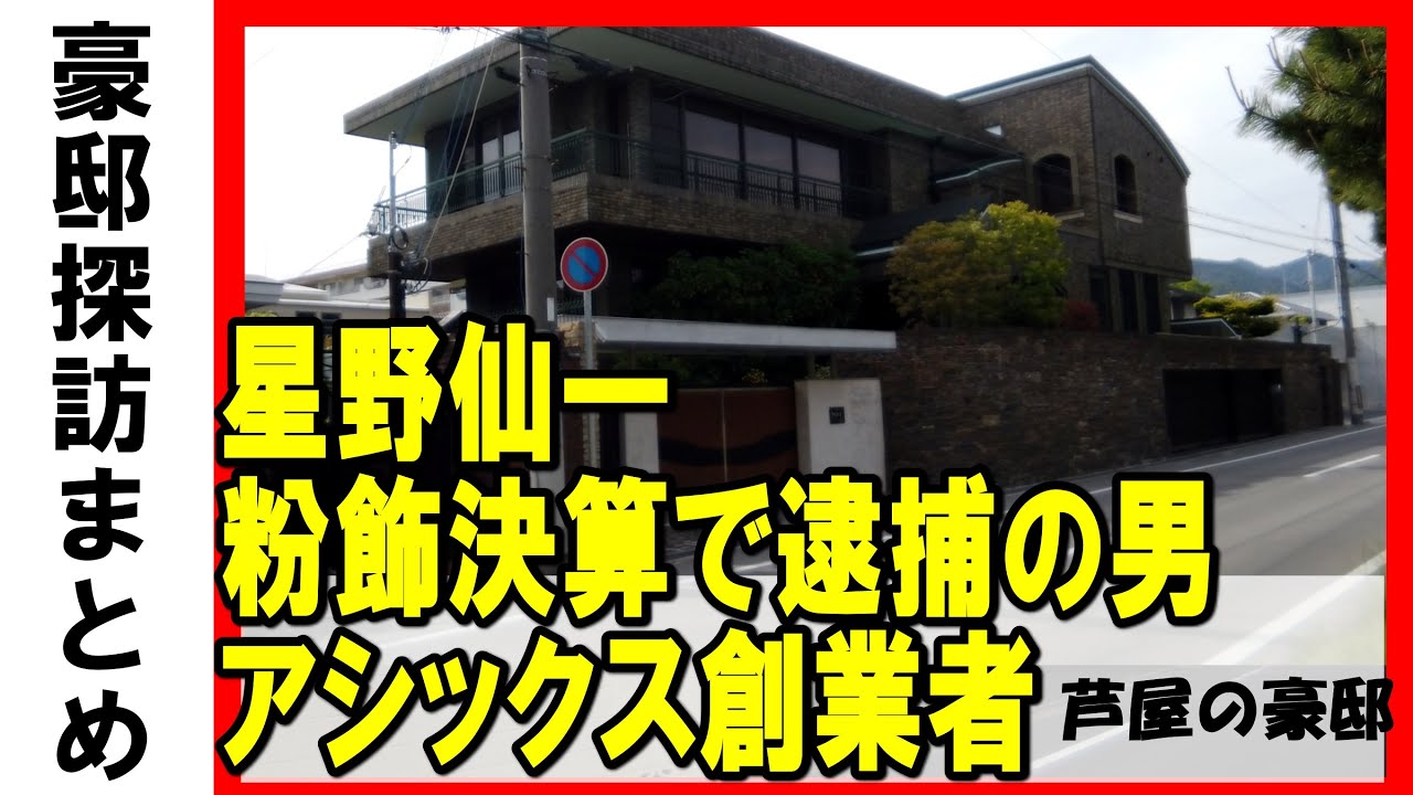 星野仙一（阪神タイガース、中日ドラゴンズ）・アシックス創業者・鬼塚喜八郎・ミズノ創業家・おもてなし豪邸・粉飾決算で逮捕の男・芦屋川沿いの大豪邸　#不動産 #不動産投資 #物件紹介#高級住宅街