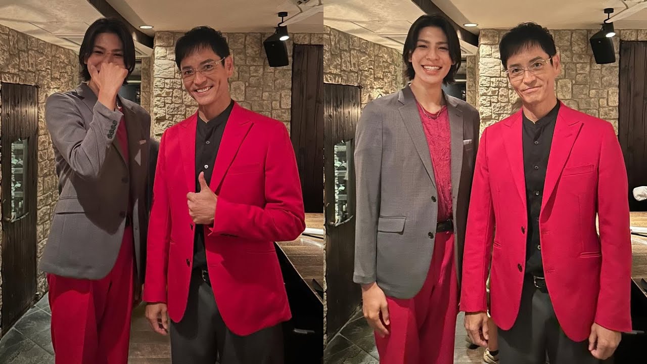 ラウールと沢村一樹が衣装を交換した“高身長”2ショットに反響！「スタイル良すぎ！」「スタイルオバケでかっこいい」