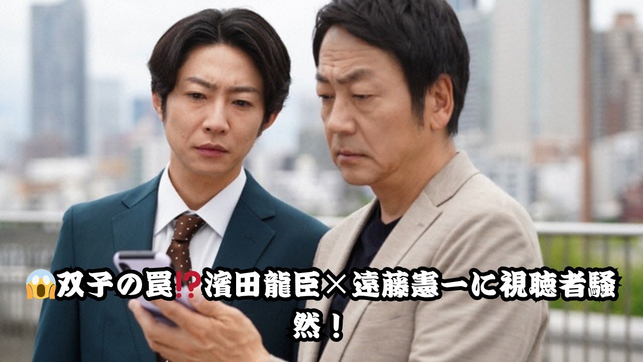 ＜大追跡＞濱田龍臣が一人二役！遠藤憲一も双子設定に視聴者衝撃「双子の罠」とは？