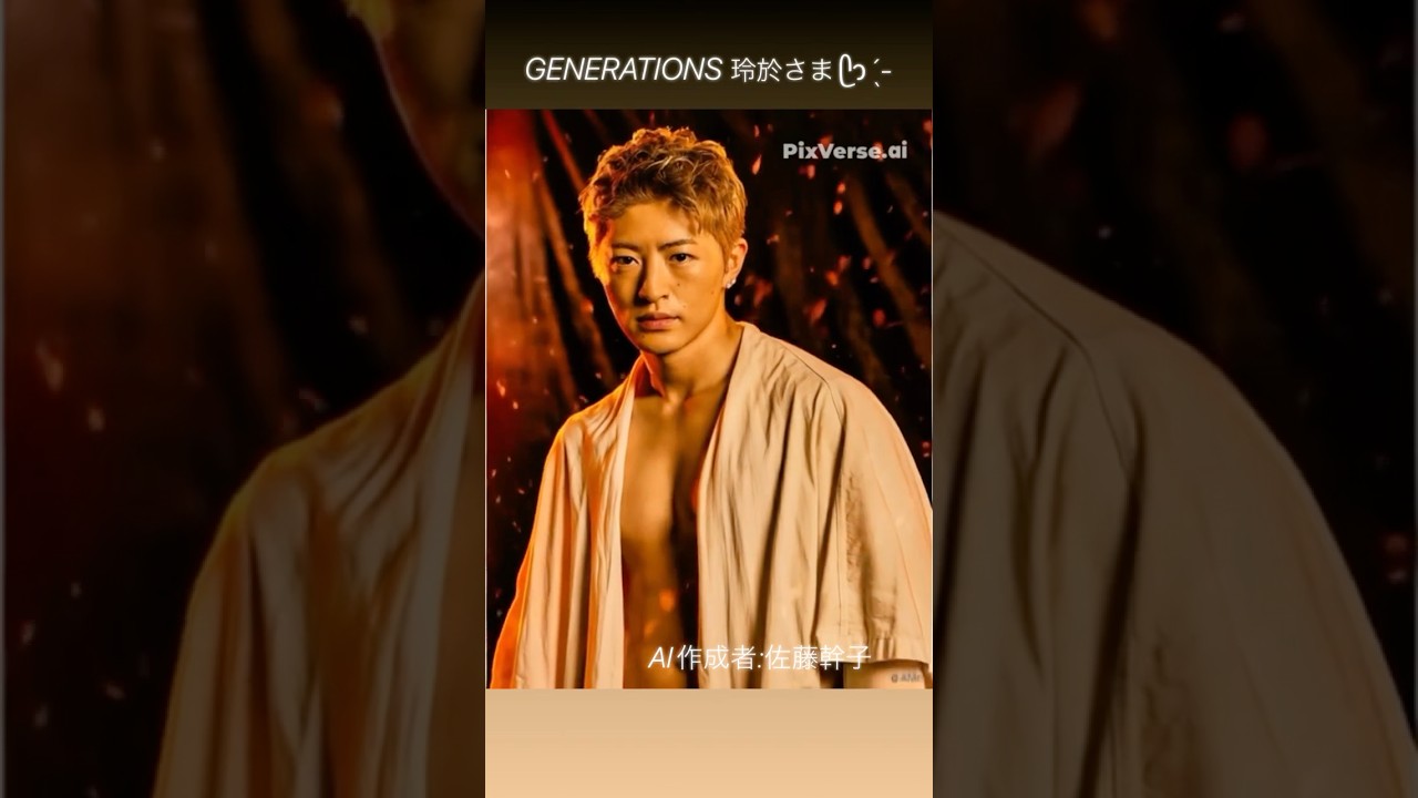 #GENE の魅力 #佐野玲於#ジェネ 愛#推し て行こうぜ‼️#shorts #LDH #PixVerse#ai#モデル#俳優#パフォーマー#GENERATIONS
