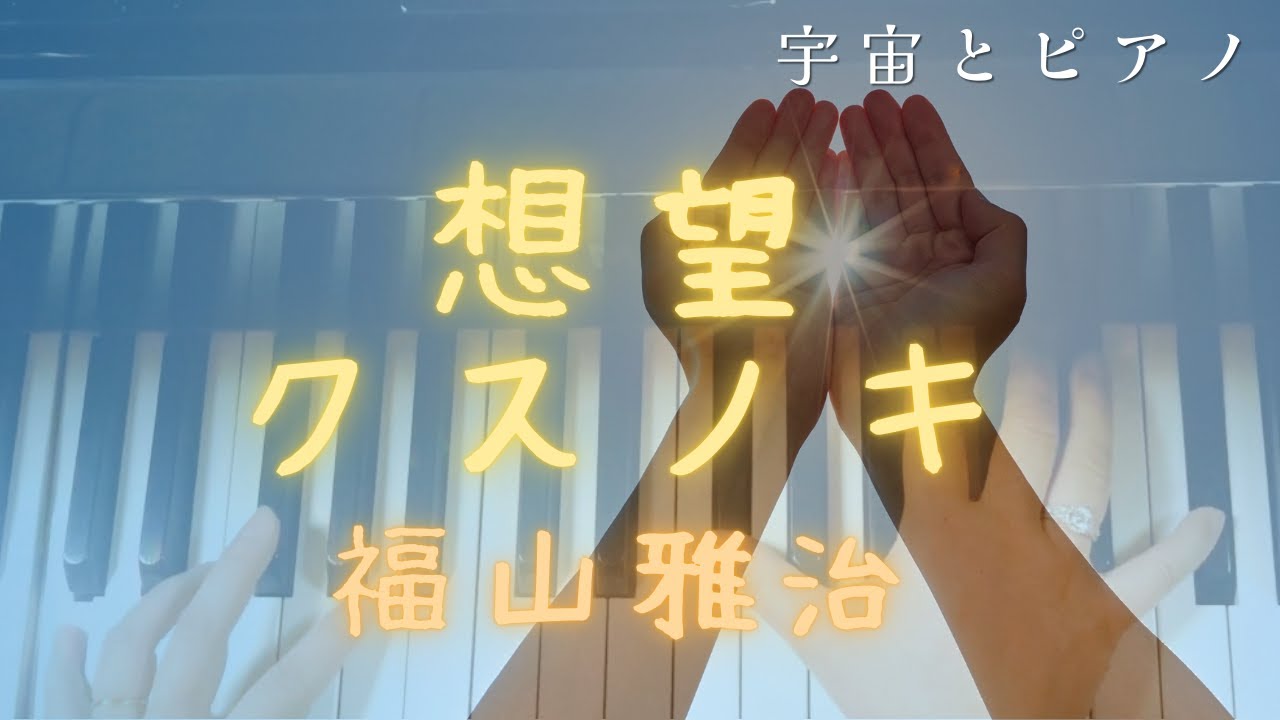 クスノキ🍀⛩　／想望　／ピアノカバー／福山雅治