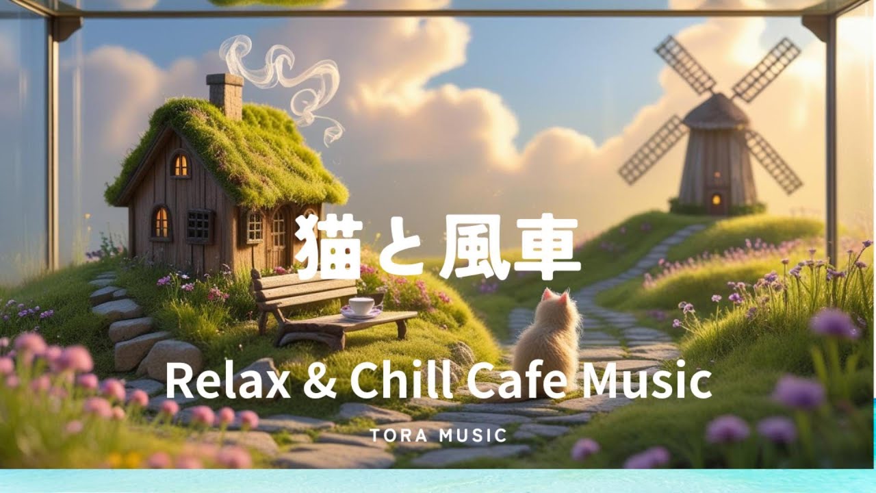 【カフェBGM】猫と風車の午後 – Relax & Chill Cafe Music