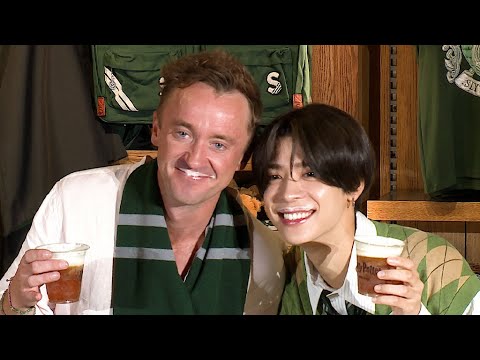 timelesz松島聡、憧れのトム・フェルトンと再会！　「ずっとこの時間が続けばいいのに…」　「ハリー・ポッター ショップ 原宿」オープン記念イベント