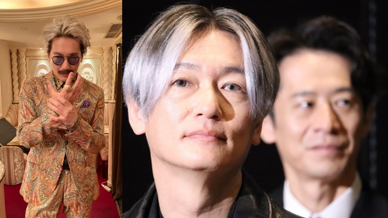 🕴️井浦新 派手柄スーツが眩しすぎる✨【DOPE】