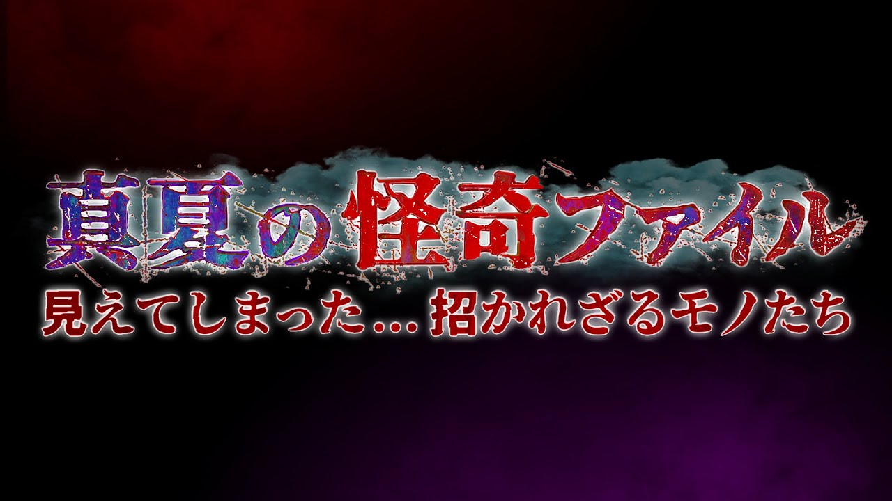 真夏の怪奇ファイル　 2025年8月14日   見えてしまった…招かれざるモノたち　“最恐”の3時間半SP  LIVE