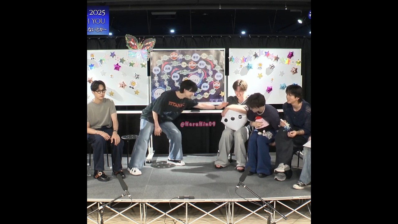 Yusei & Taiki can’t stop laughing 🤣 #FANTASTICS 🌻 #SEKAI #佐藤大樹 #澤本夏輝 #瀬口黎弥 #堀夏喜 #八木勇征 #木村慧人 #中島颯太