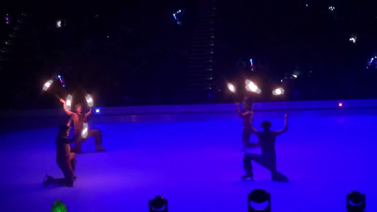 ディズニーオンアイス2025_ファイアーポイによるパフォーマンス_モアナと伝説の海2