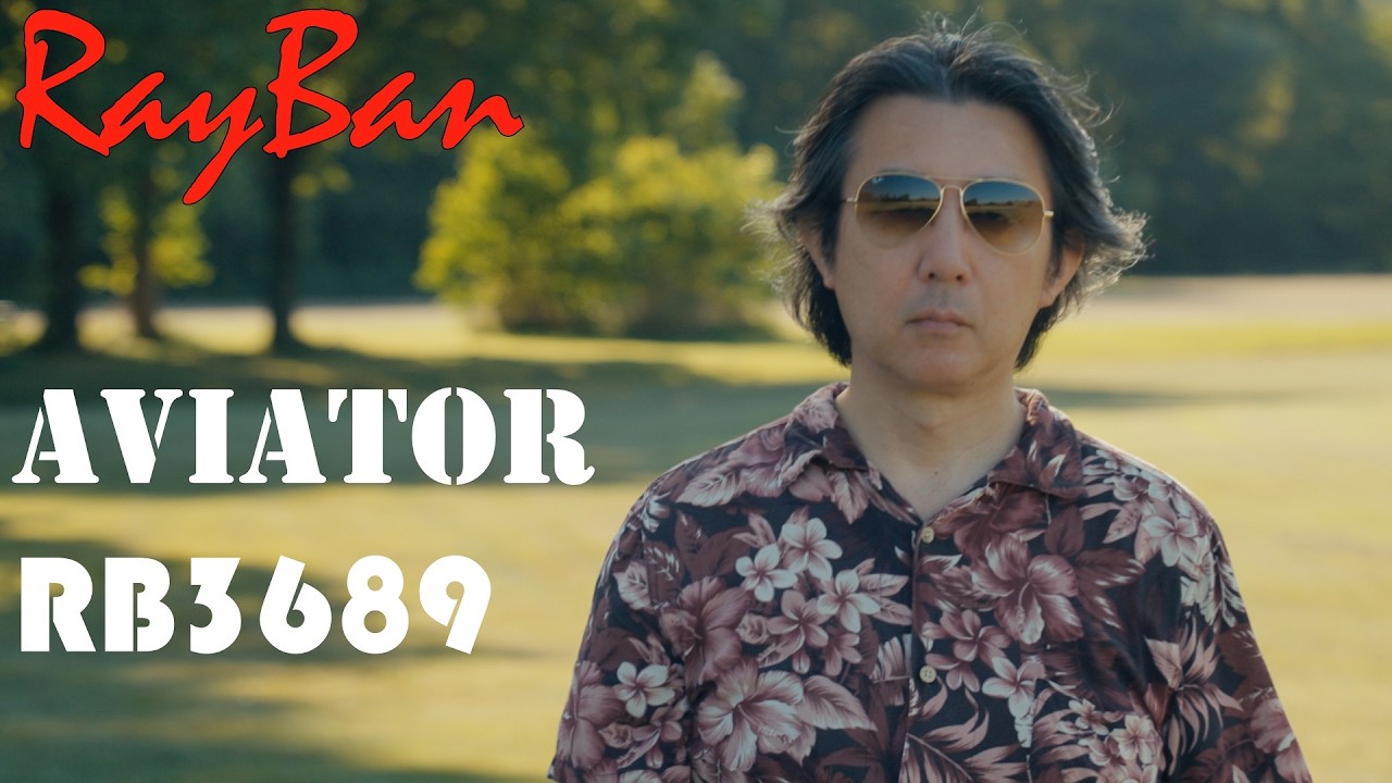 【RayBan】AVIATOR RB3689　男のロマン溢れるあの念願のサングラスを手に入れたのだ　大門団長に憧れた少年が40年以上を経て手にしたレイバンのアビエイター
