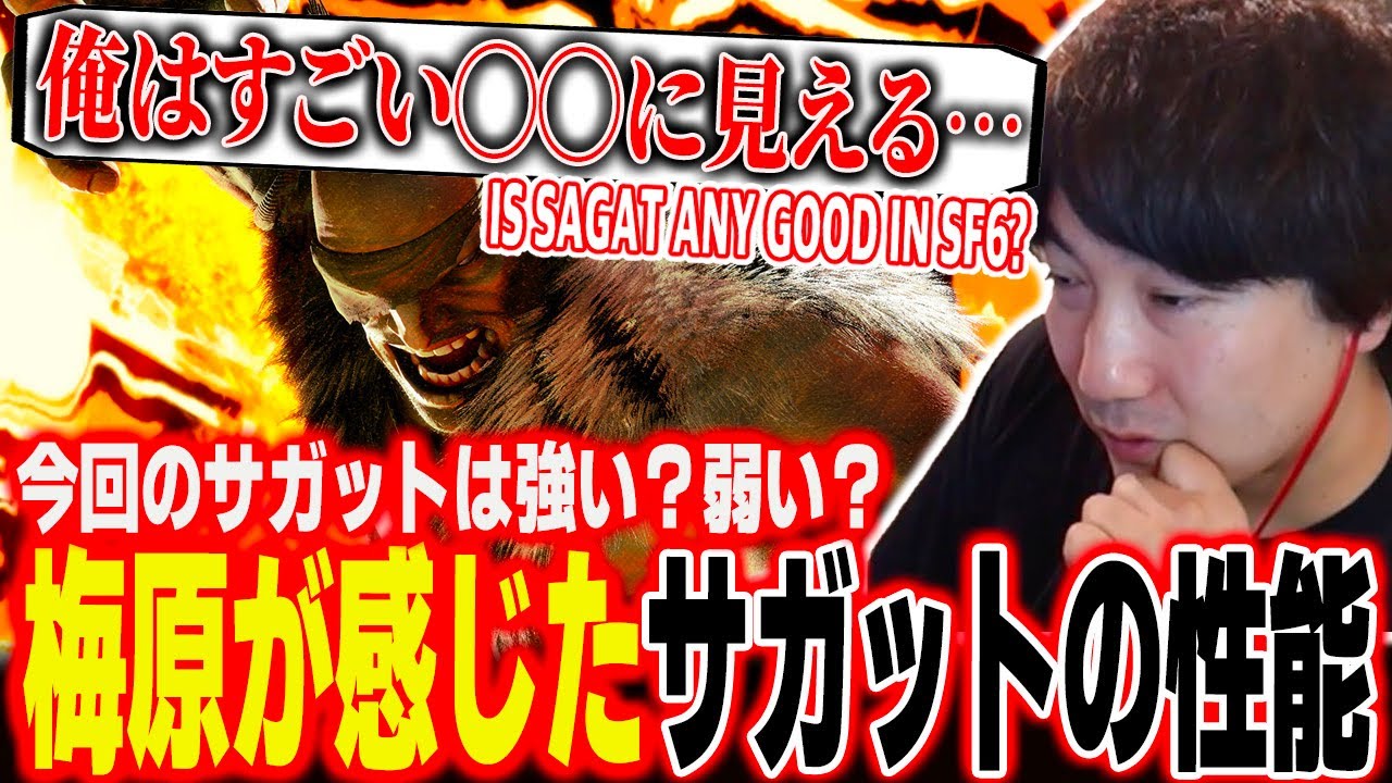 Daigo's thoughts on Sagat and reflections on recent overseas tournaments【SF6】【Daigo Umehara】