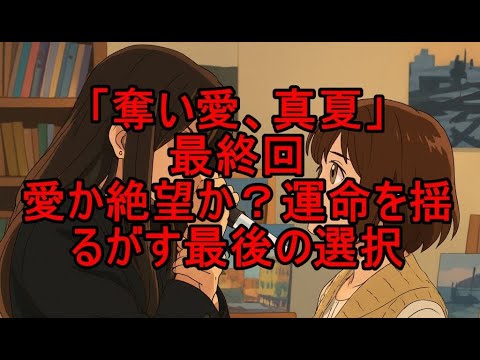 奪い愛、真夏8話 最終回―愛か絶望か？運命を揺るがす最後の選択