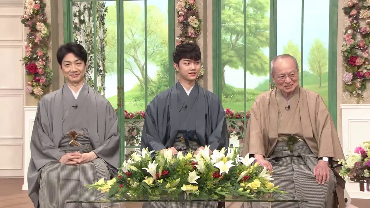 徹子の部屋 内容：「300年続く“華麗なる狂言一家”が３代で！」出演：野村万作野村萬斎野村裕基