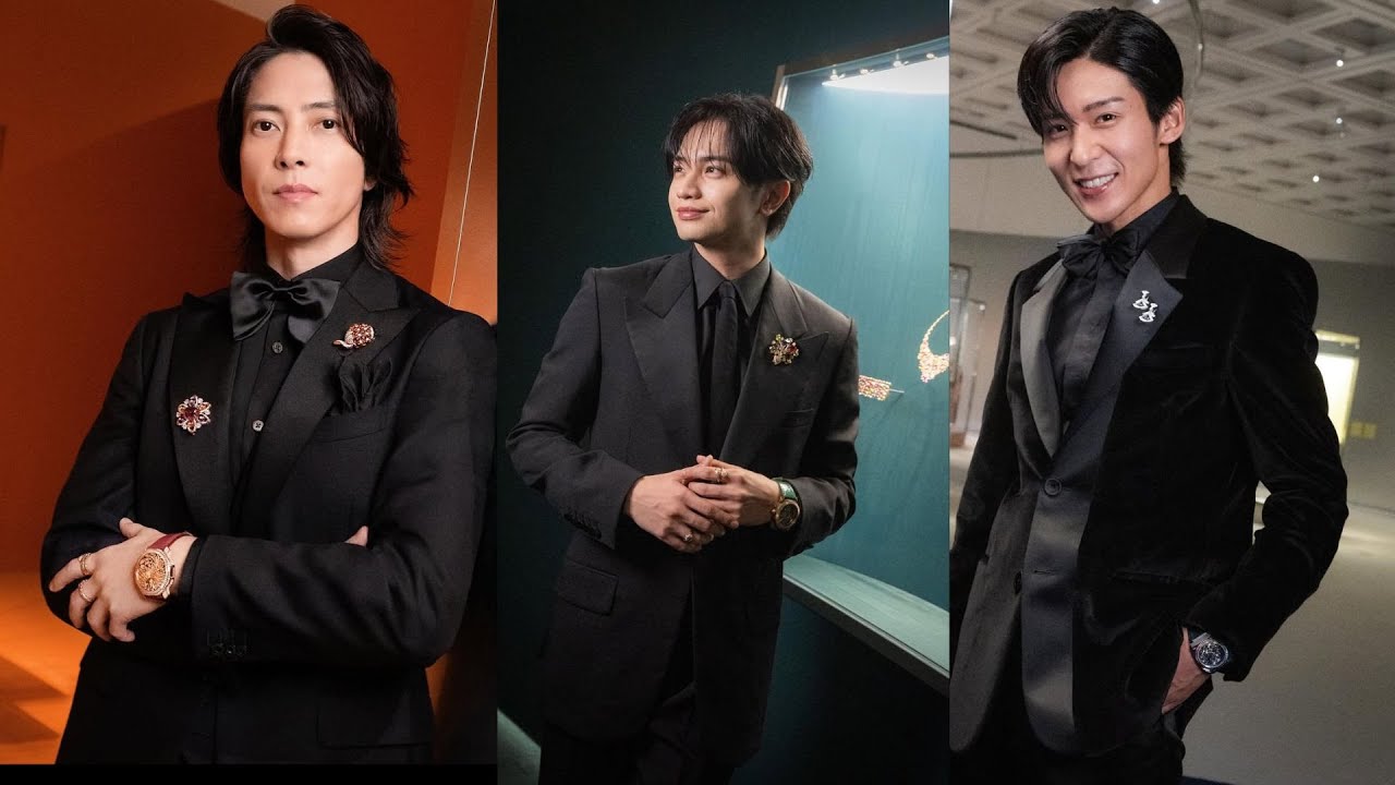 山下智久「正装with後輩’s」中島健人＆目黒蓮との貴重3ショットに反響「圧倒的な顔面力」「推ししかいない」