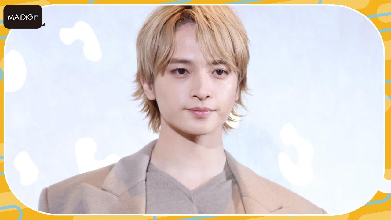 キスマイ玉森裕太、冬を先取りコート姿で「カルティエ」イベントに　風呂上がりに「ほぼ毎日」飲むものを明かす