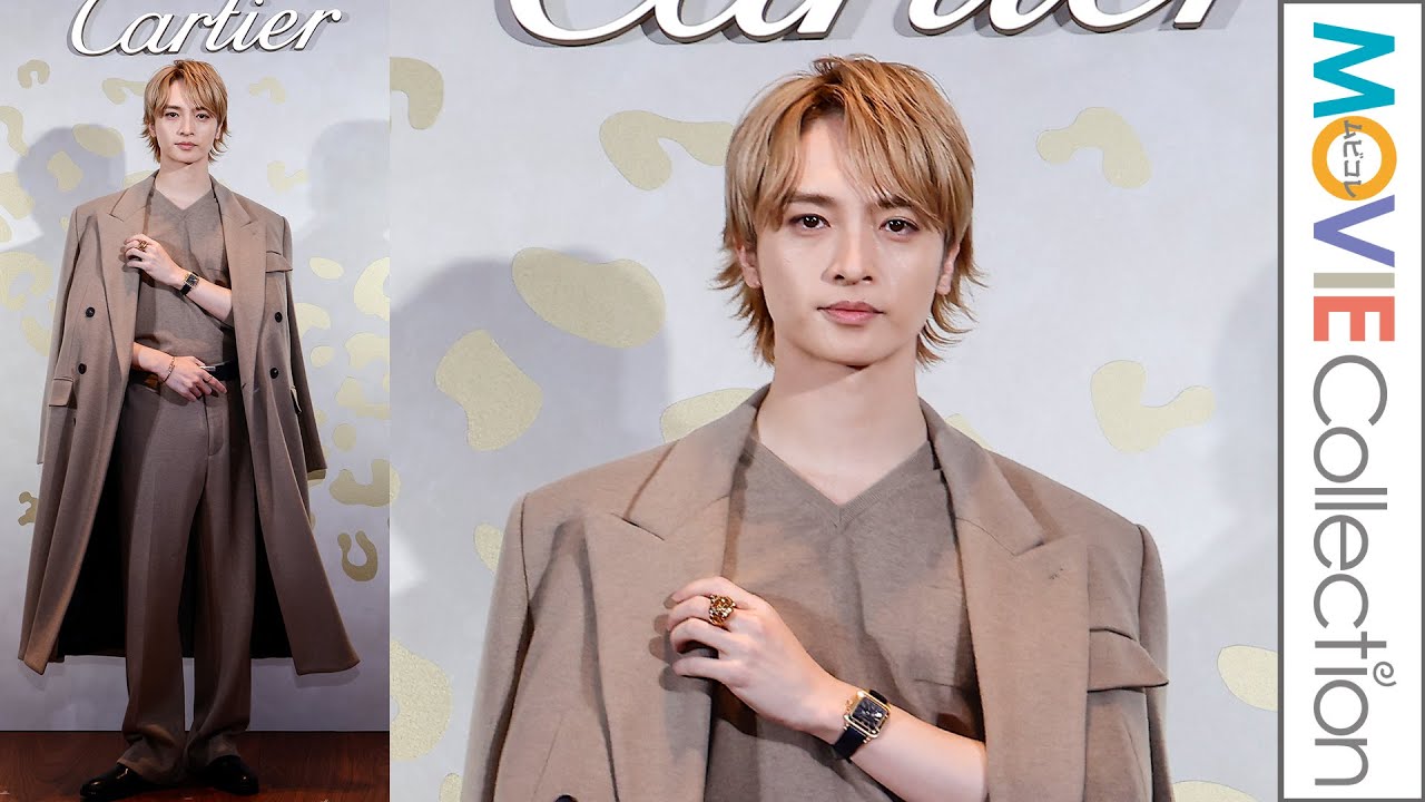 Kis-My-Ft2 玉森裕太「お花が好きなので毎回どこかに取り入れてます」／「カルティエ 銀座4丁目ブティック」オープニングイベント