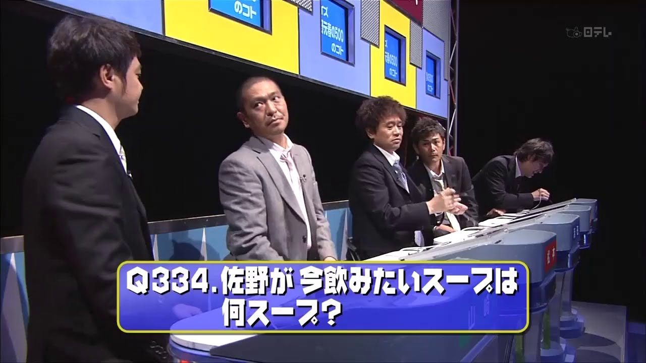 【ガキの使い】「浜田雅功ｘ松本人志」『クイズ佐野元春の500のコト 後半』