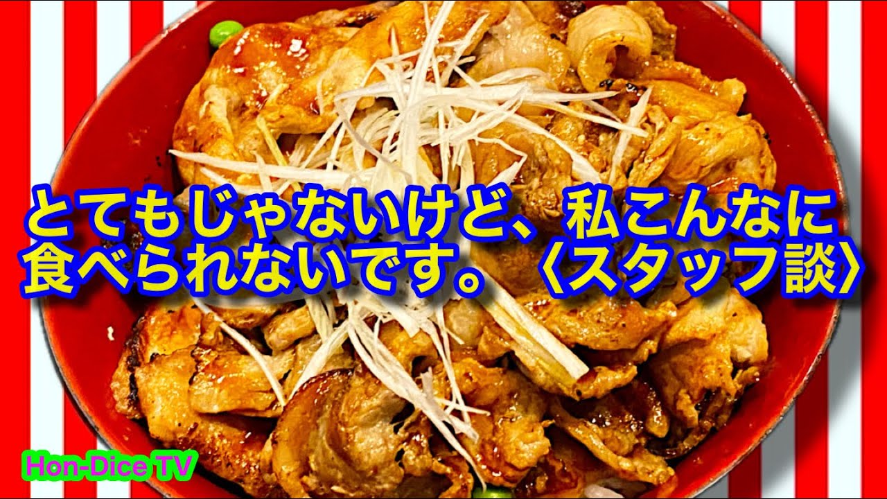 【悶絶！豚肉地獄】豚バラ！豚ロース！東京下町に君臨するスペシャルなデカ盛り豚丼！/元祖豚丼屋TONTON 浅草蔵前店【Hon-Dice TV】 #大食い #豚丼 #mukbang
