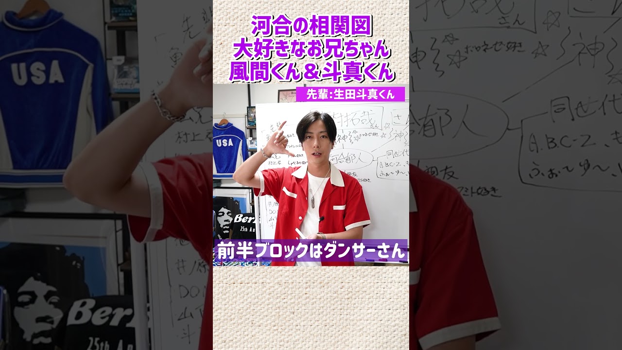 河合の相関図！大好きなお兄ちゃん！風間俊介くん＆生田斗真くん