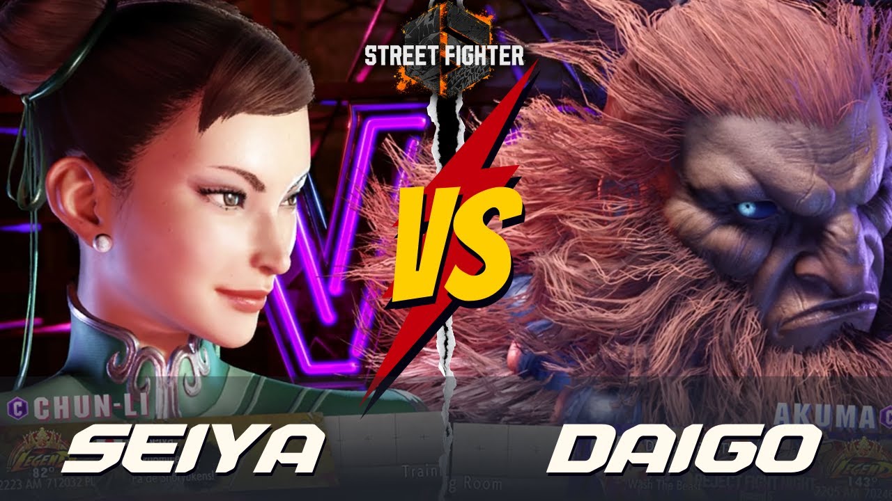 SF6💥SEIYA (Chun-li) vs DAIGO (Akuma)💥Ranked Match - High Level Gameplay!