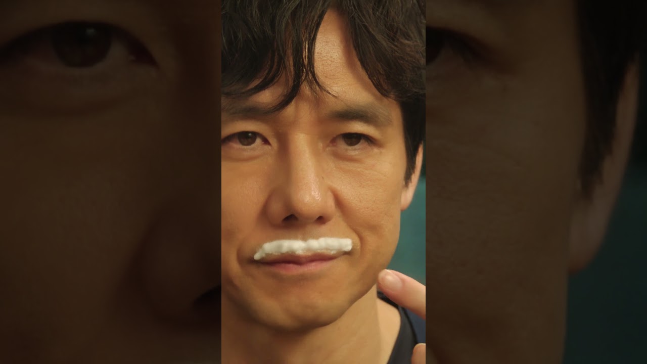 サントリー生ビール『生ひげ』篇 15秒 縦型 山﨑賢人 上白石萌音 坂口憲二 西島秀俊