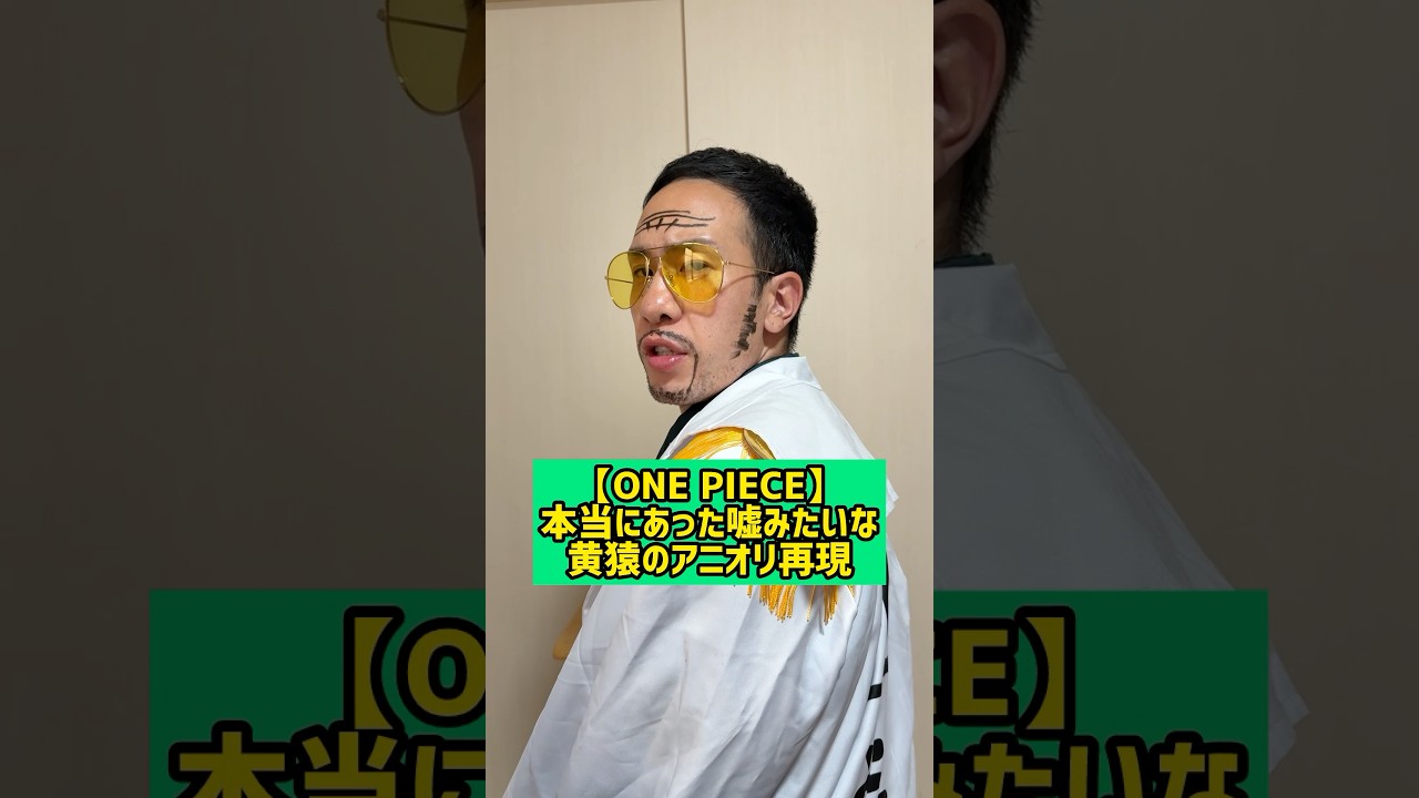 【ONE PIECE】本当にあった嘘みたいな黄猿のアニオリ(中の人ネタ)【北の国から】【田中邦衛】