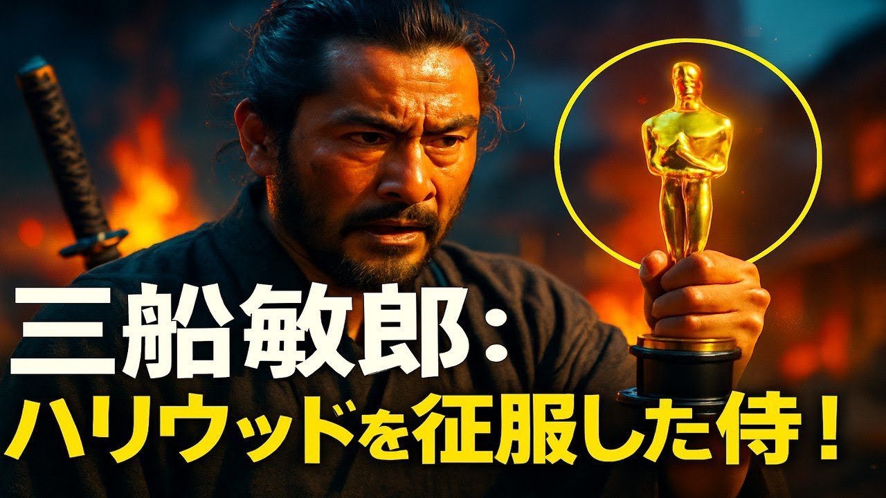 🔥 三船敏郎：ハリウッドを征服した侍！⚔️