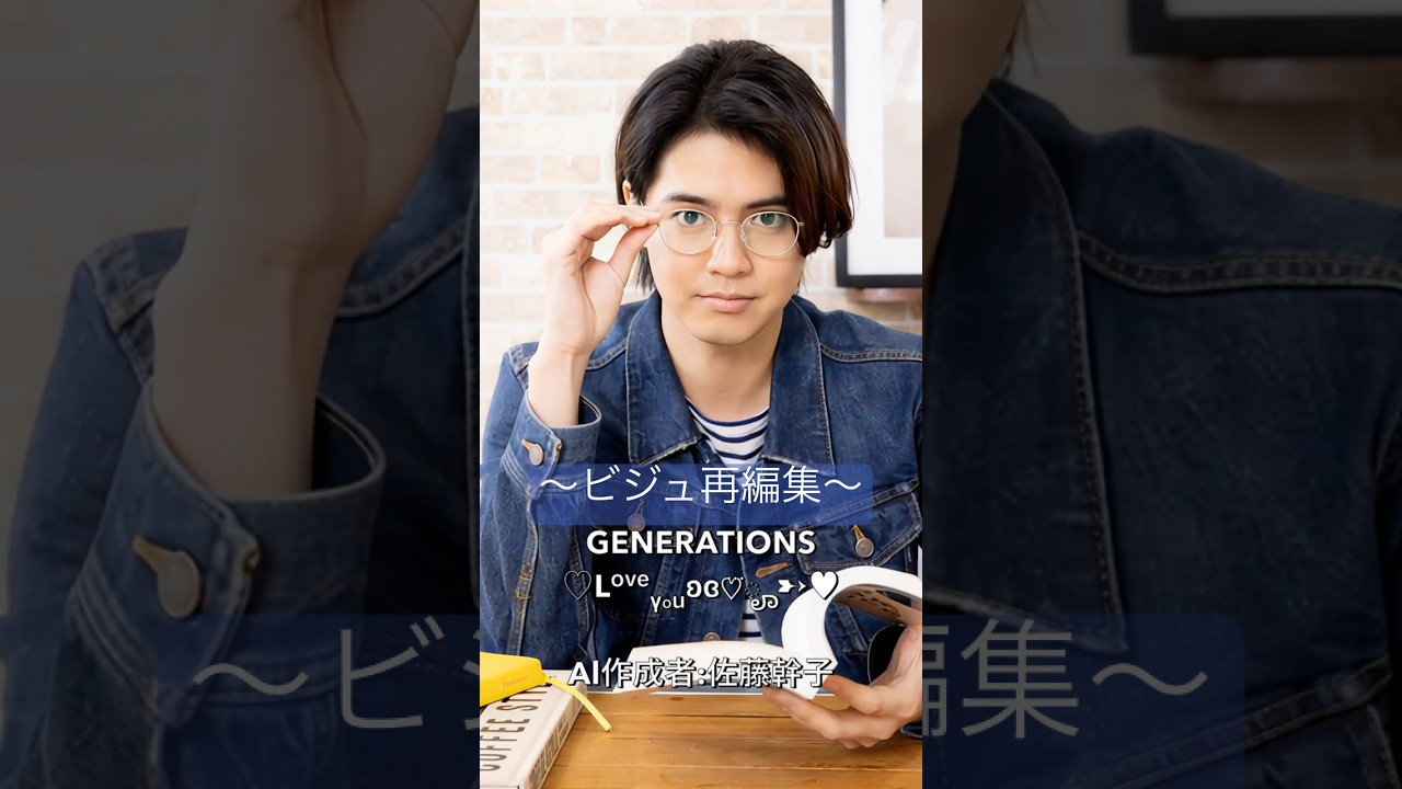 #白濱亜嵐#片寄涼太#佐野玲於#数原龍友#GENERATIONS#PixVerse#ai#shorts#HardKnockDays  ※Al映像。【ビジュ再編集】トラキンのガチャカードより。