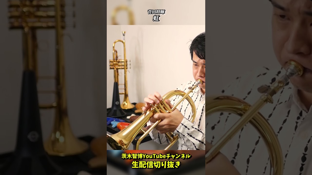 菅田将暉「虹」 #トランペット #trumpet #フリューゲルホルン #flugelhorn  #茨木智博