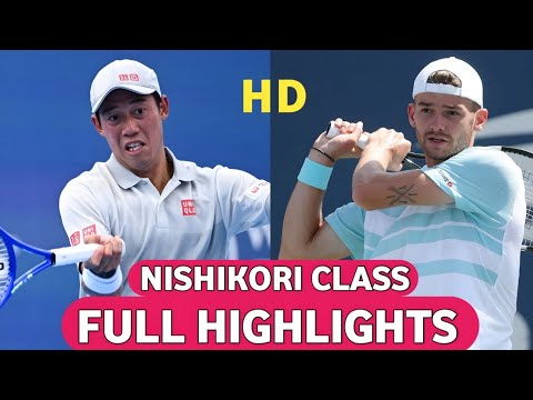Kei Nishikori 錦織圭 Classic Tennis vs Kym Brilliant Match Tennis Highlights - Helsinki テニス Open (HD)