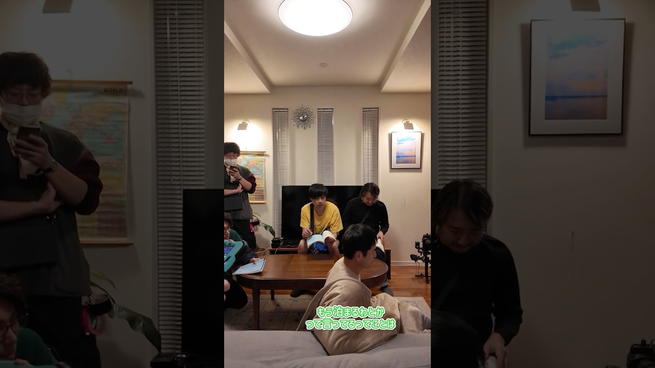 撮影の裏側をチラ見せ👀ラストシーンでのトシオの動きを確認する #沢村一樹 さん