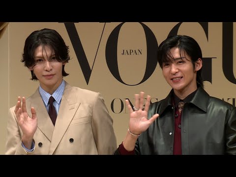 Snow Manラウール＆目黒蓮、ボケとツッコミで「つかみはOK」（「VOGUE THE ONES TO WATCH 2025」授賞記者会見）