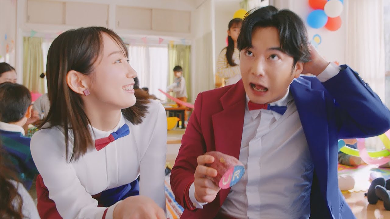 吉岡里帆＆千葉雄大、大勢の子どもたちと楽しそうに交流　UR賃貸住宅 新CM＋メーキング