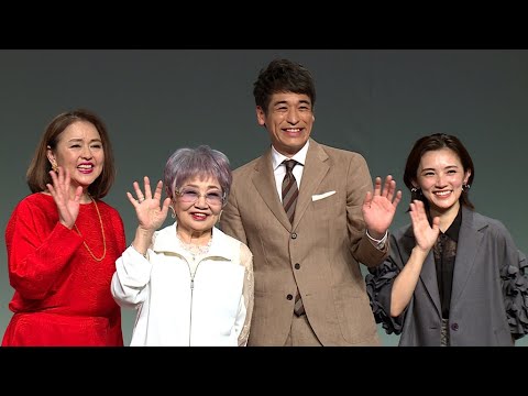 泉ピン子、共演者に謝罪した理由は…（声舞劇！「終活を始めた途端、55歳の息⼦が帰ってきました」記者発表会／泉ピン子 佐藤隆太 星野真里 あめくみちこ）
