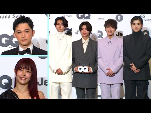 松島聡、timleszの2025年は「150点！」　「GQ MEN OF THE YEAR 2025／20th Anniversary」　吉沢亮、映画「国宝」を「こんなにも見ていただけるとは」