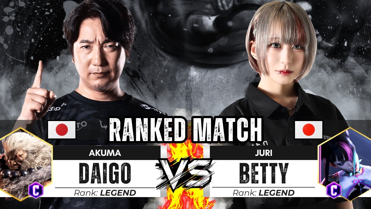 SF6 ▰ DAIGO (Akuma) vs BETTY (Juri) + YANAI ▰ Street Fighter 6
