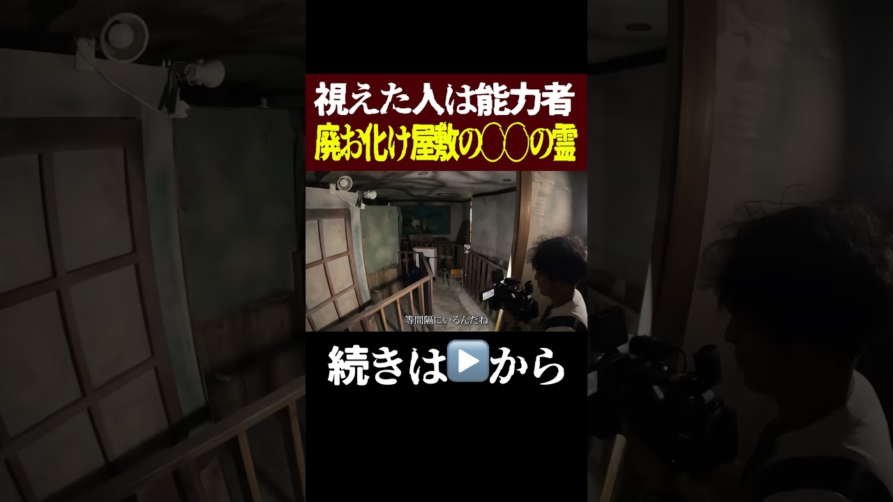 【視えた人は能力者】廃おばけ屋敷にいた◯◯の霊【心霊】