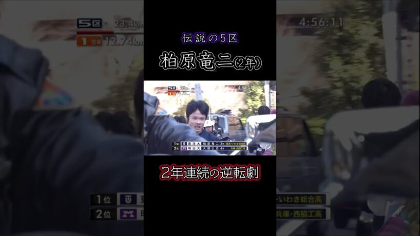 箱根駅伝2010・東洋大の伝説！柏原竜二(2年生)が5区で驚異の激走、圧巻の山登りで独走態勢へ
