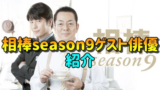 【相棒season9】【ゲスト俳優】 【紹介】