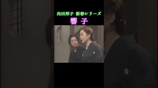 向田邦子新春シリーズ「響子」1996年 #shorts #ドラマ #田中裕子 #小林薫 #加藤治子 #森繫久彌 #懐かしい #ずんだもん