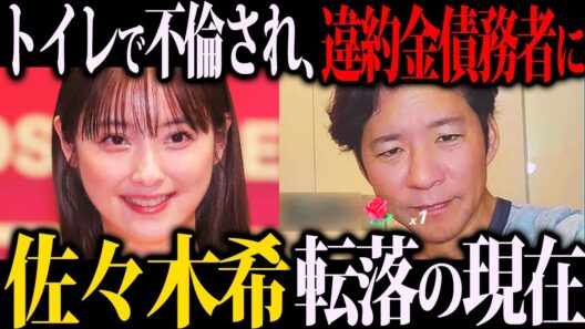【夫・渡部建よりエグい】佐々木希が好感度ダダ下がりしてまで離婚せず第二子まで出産した裏の顔がヤバすぎる...