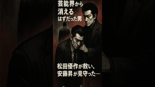 松田優作が救った男――岩城滉一、消えかけた芸能界への道 #岩城滉一  #松田優作 #shorts