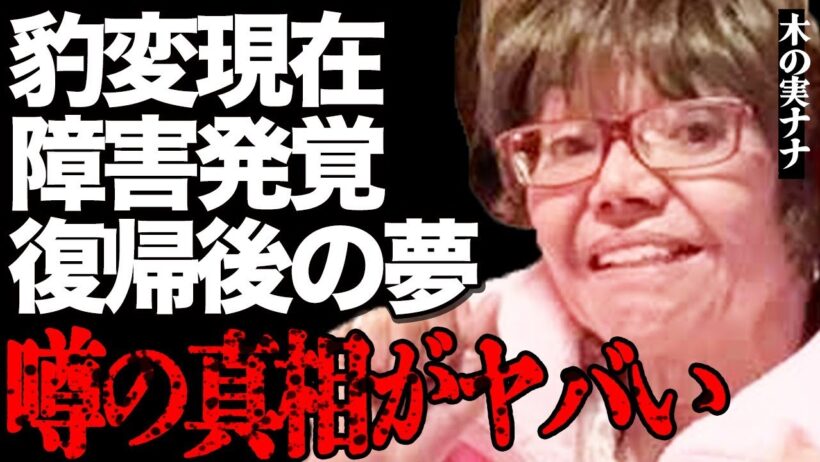 木の実ナナの豹変した衝撃の姿や"障害"発覚の真相がヤバい…復帰した後の叶えたい夢にファンは涙が止まらない…