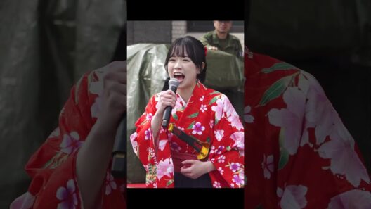 「激! 帝国華撃団」歌：濱野萌々子　指揮：高橋 克典　　陸上自衛隊　中部方面音楽隊　伊丹基地祭　萌々子ミックス  #shorts